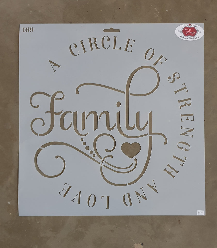 ENGLISH STENCIL - Family Circle 169