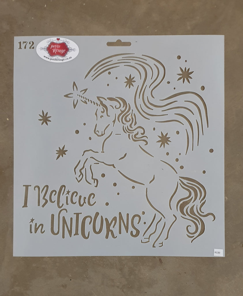 ANIMAL STENCIL - Unicorn 172