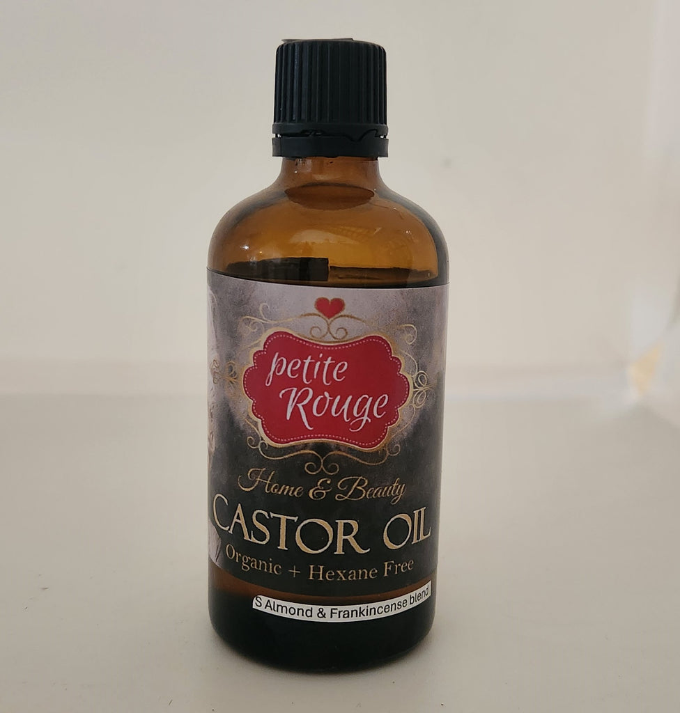 PETITE ROUGE CASTOR OIL - SWEET ALMOND & FRANKINCENSE BLEND 100ML