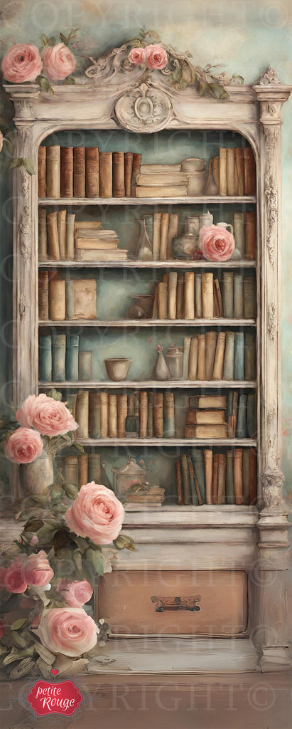 PETITE ROUGE DOOR DECOUPAGE PAPER - PRMDD0046