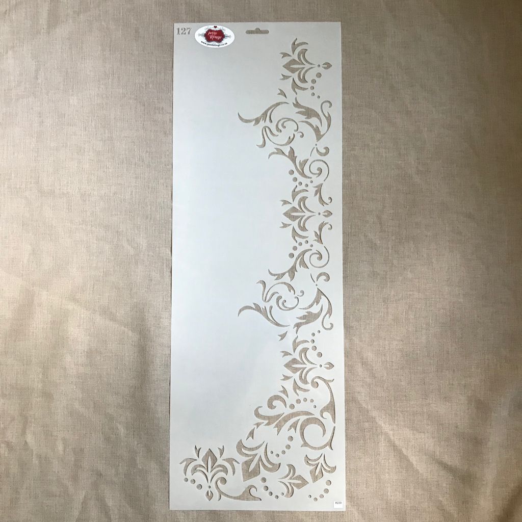 TILE AND FLOOR STENCIL - Floor Floral 127
