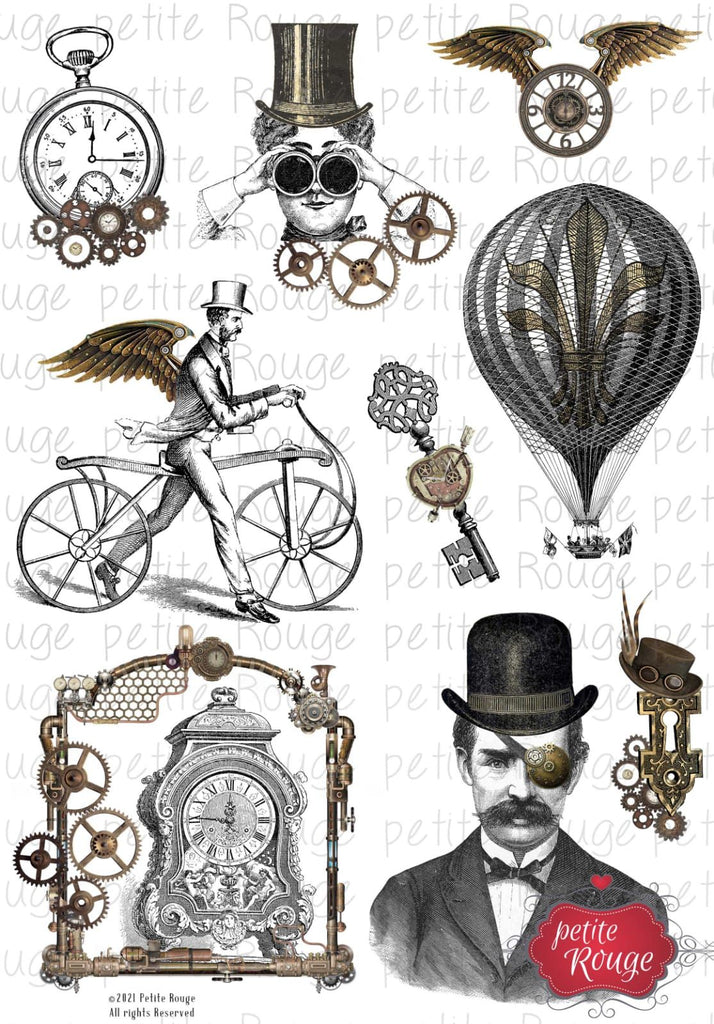 Steampunk Waterslide A4 (PR-WS001)