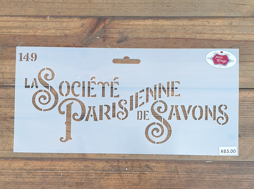 BATHROOM STENCIL - La Societe de Savon 149