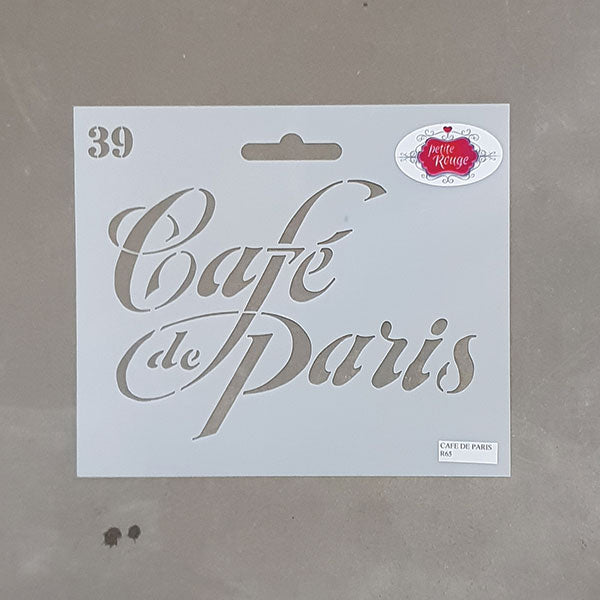 KITCHEN STENCIL - Café de Paris 39
