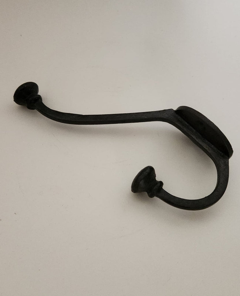 Double black metal hook