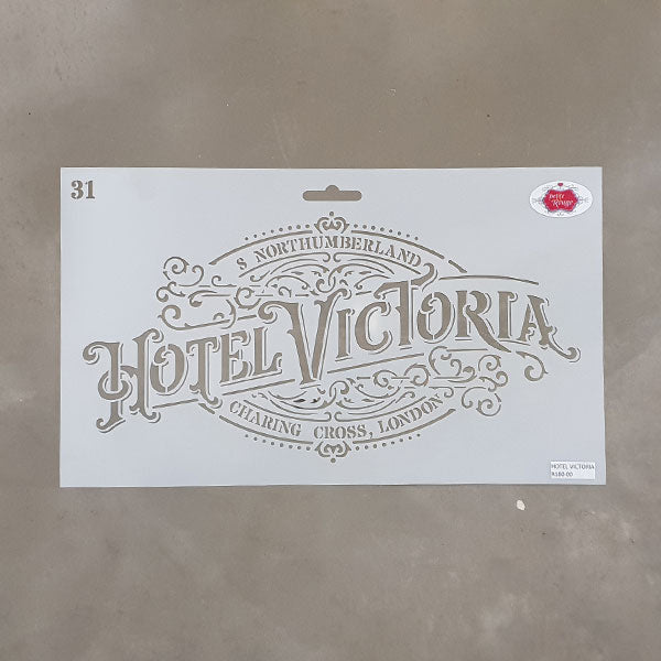 ENGLISH STENCIL - Hotel Victoria 31