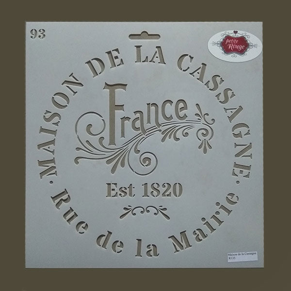FRENCH STENCIL - Maison de la Cassagne 93
