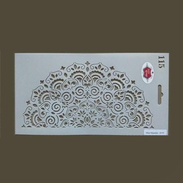 PATTERN STENCIL - Mini Mandala 115