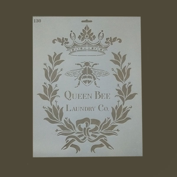 LAUNDRY STENCIL - Queen Bee Laundry Co 130
