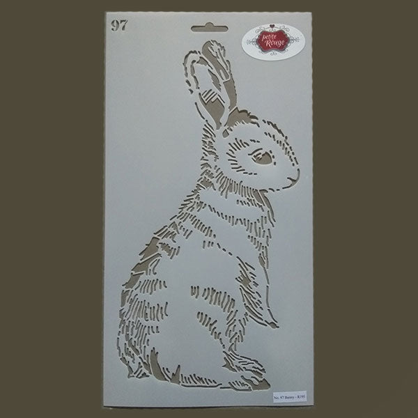 ANIMAL STENCIL - Bunny tall 97