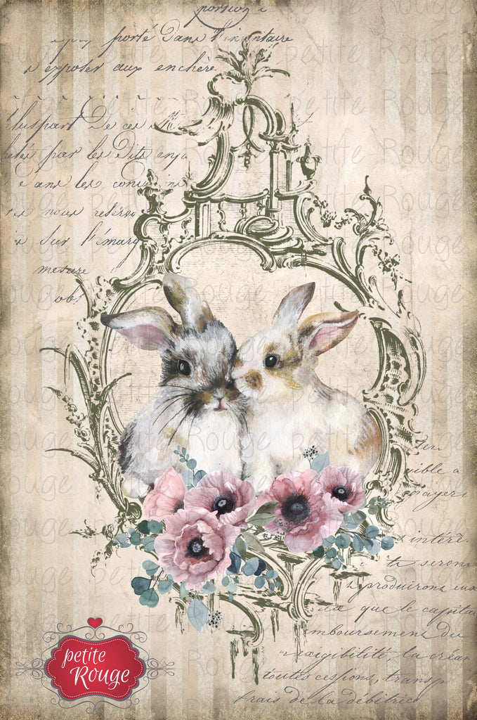 Papier de Meuble - Twin Bunny (600x900mm)