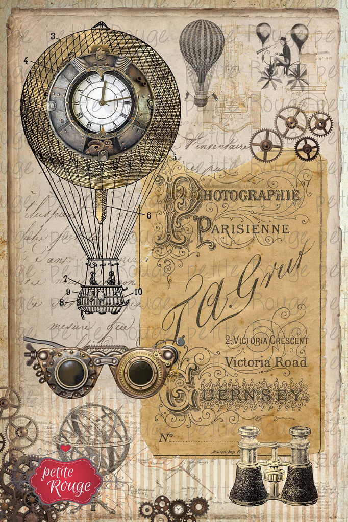 Papier de Meuble - Steam Punk 2 (A3)