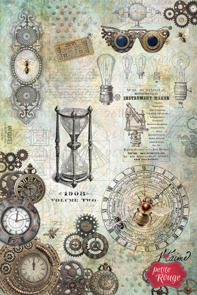 Papier de Meuble - Steam Punk 1 (A3)