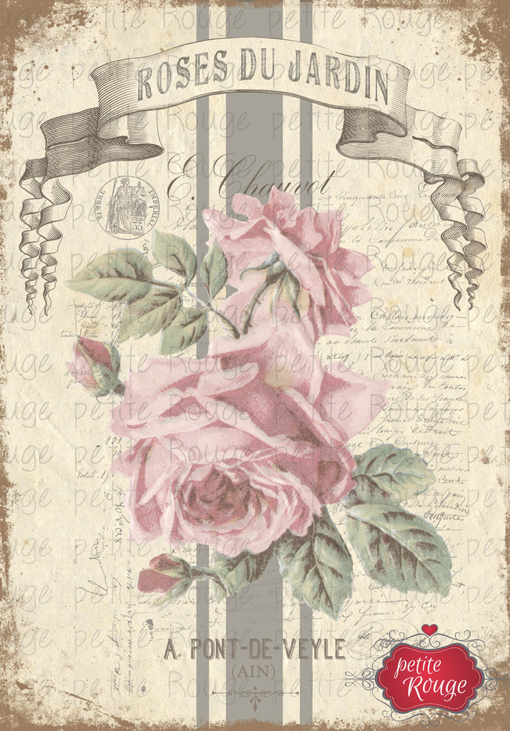 Roses Du Jardin.1 A3 (PR-WS016)