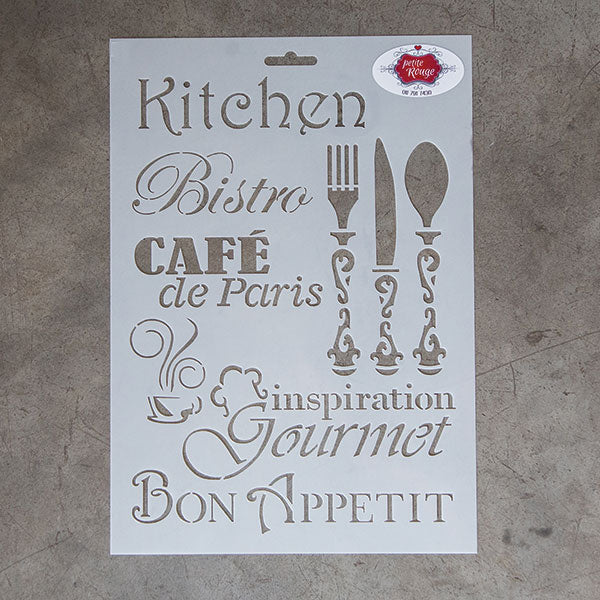 KITCHEN STENCIL - Kitchen (English) PR0002