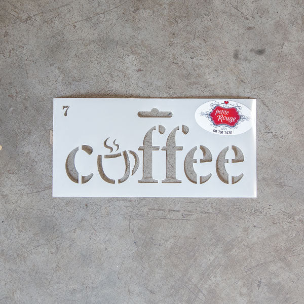 KITCHEN STENCIL - Coffee PR0016