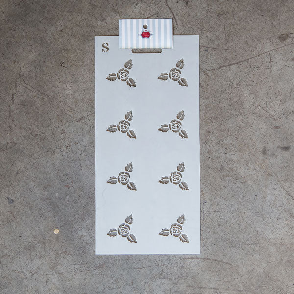 PATTERN STENCIL - Rose Repeat PR0025
