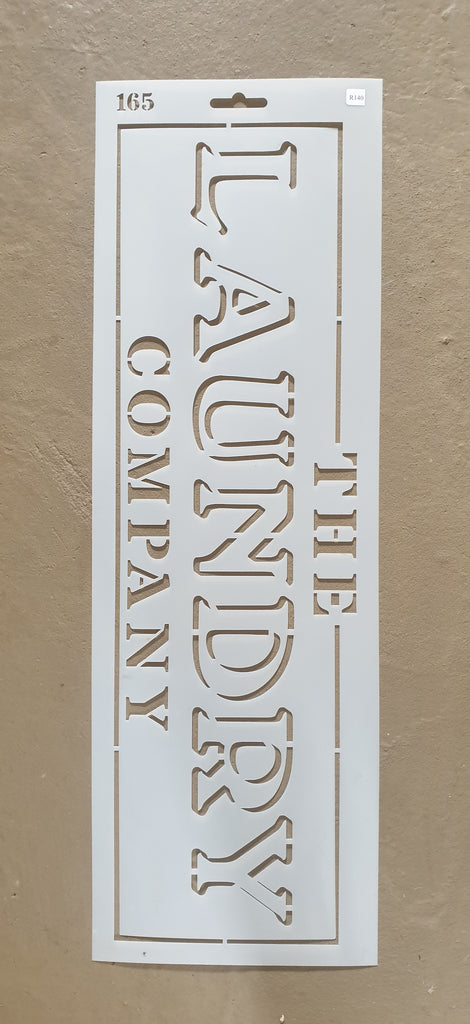 SIGN STENCIL - Laundry Sign (600mm x 200mm)