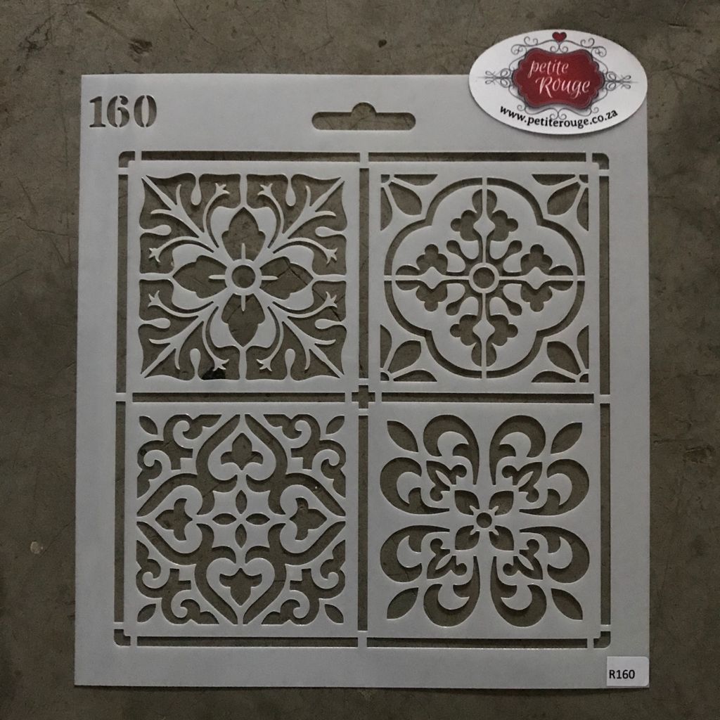 TILE STENCIL -  Moroccan Tile 160