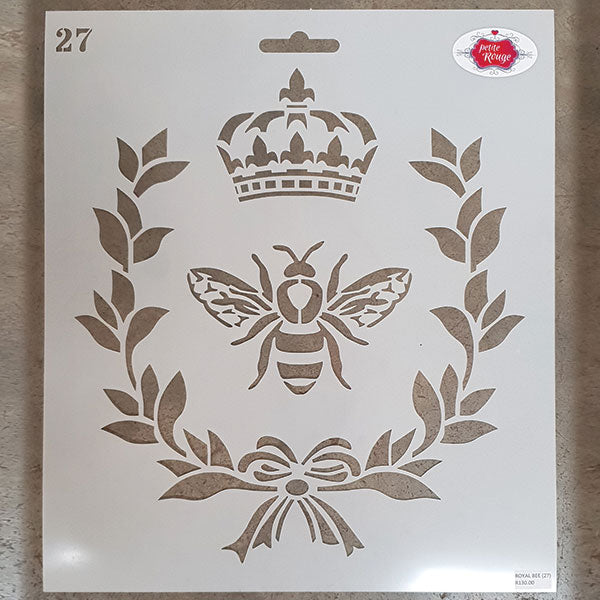 GARDEN STENCIL - Royal Bee 27